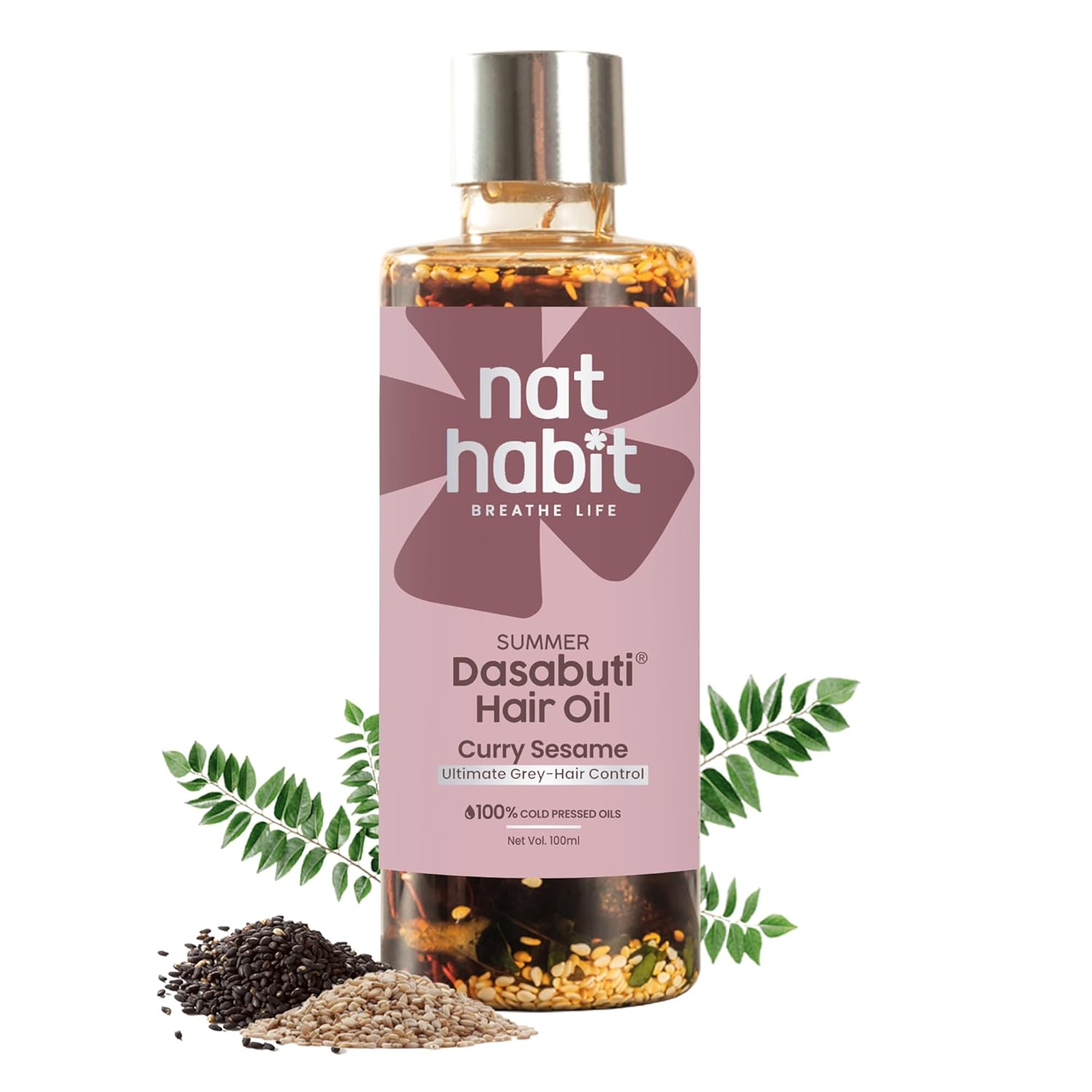 Nat Habit Curry Sesame Hair Oil