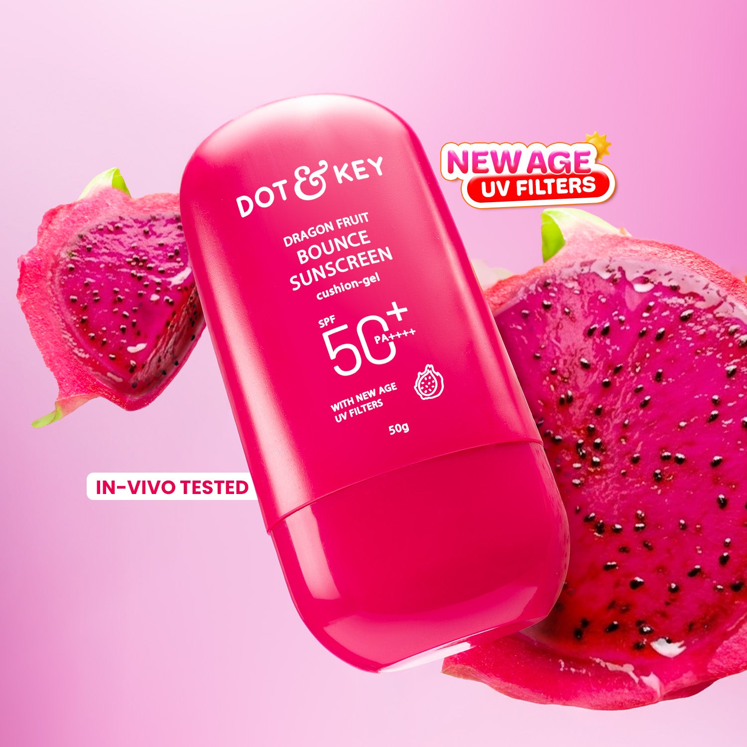 Dot & Key Dragon Fruit Bounce Gel Sunscreen