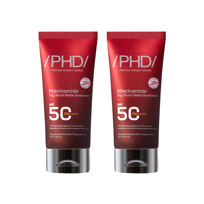 PHD Beauty Niacinamide Dry Touch Matte Sunscreen SPF 50 PA++++
