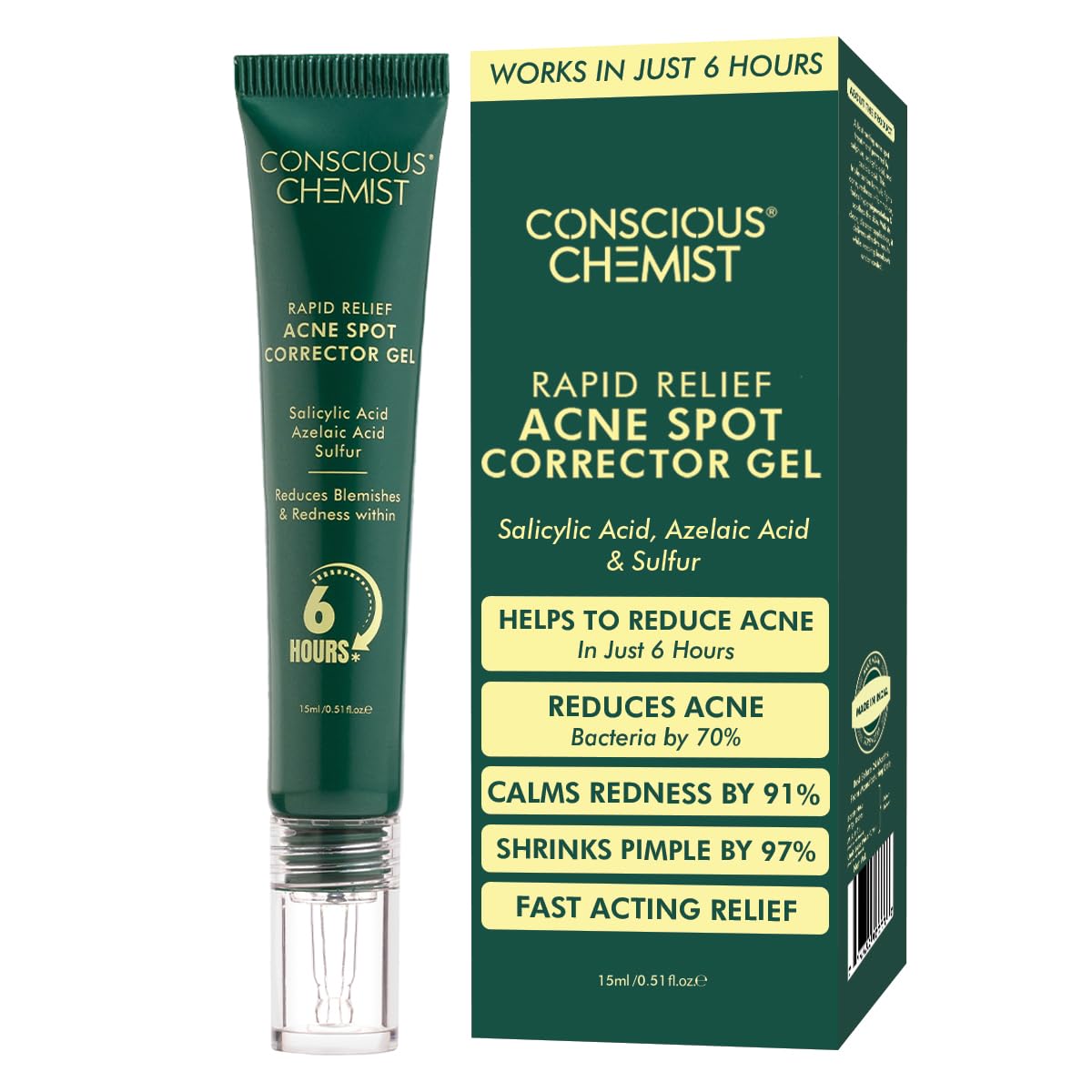 Conscious Chemist Rapid Relief Acne Spot Corrector Gel